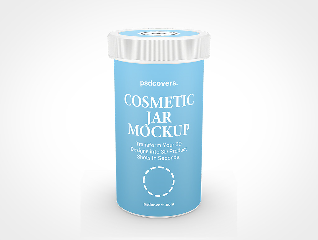 Cosmetic Jar Mockup 20r5