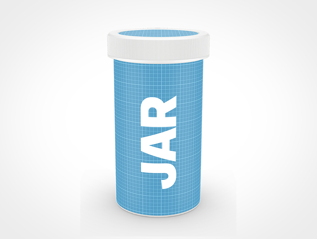 Cosmetic Jar Mockup 20r8