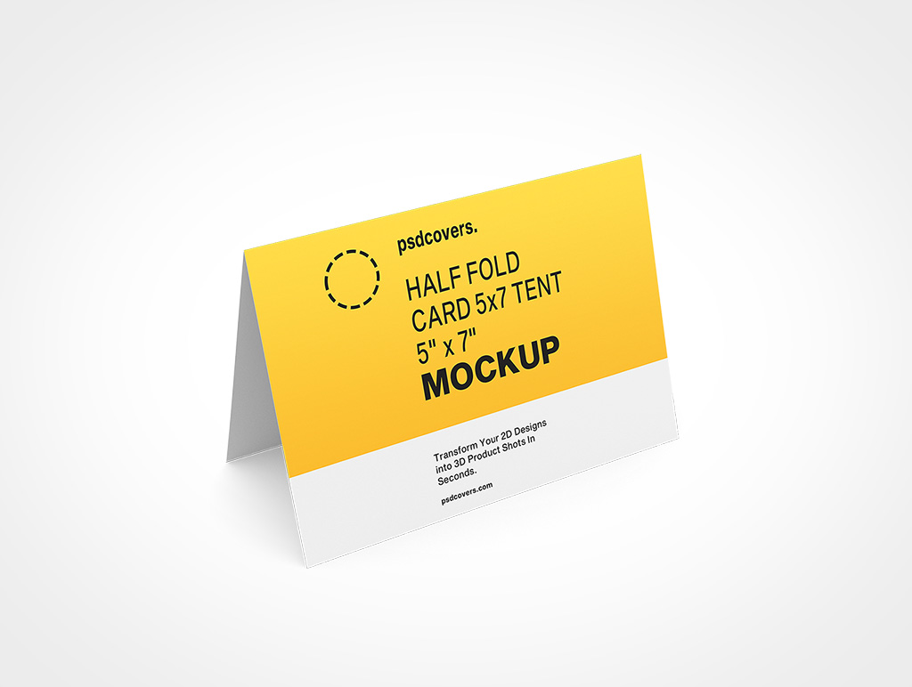 Tent Card Mockup 8r7
