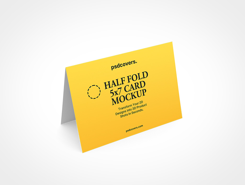 Tent Card Mockup 8r5