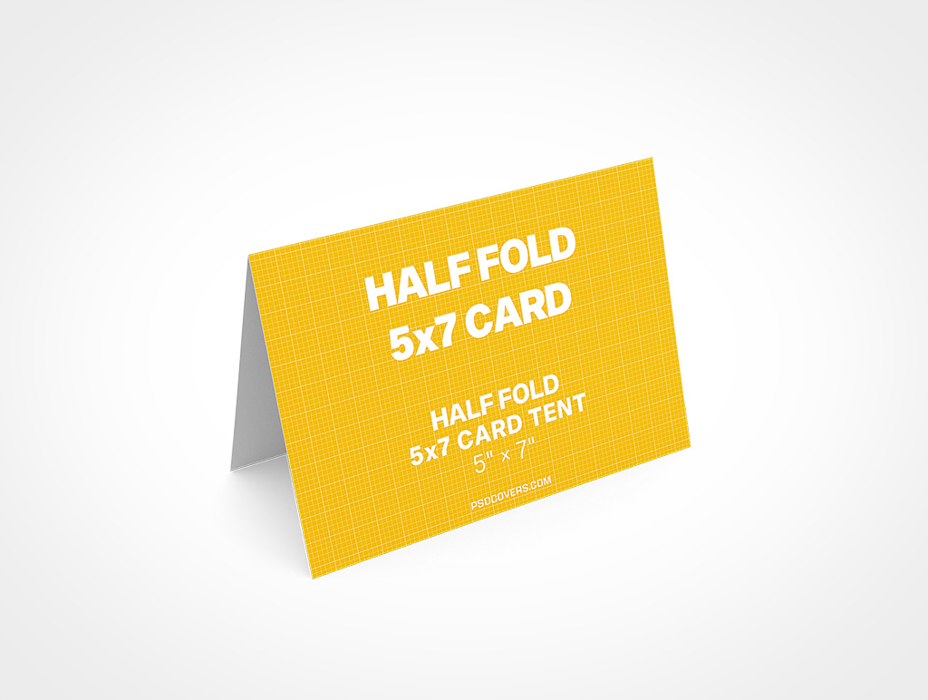 HALF FOLD CARD 5X7 TENT