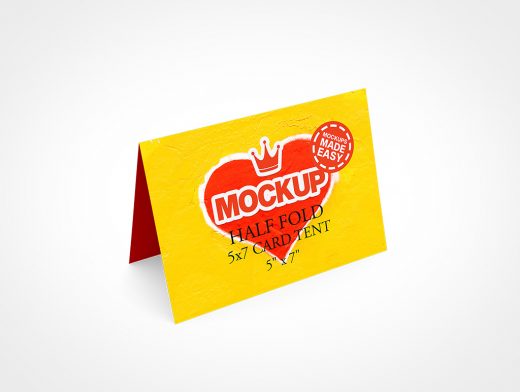 Tent Card Mockup 8r