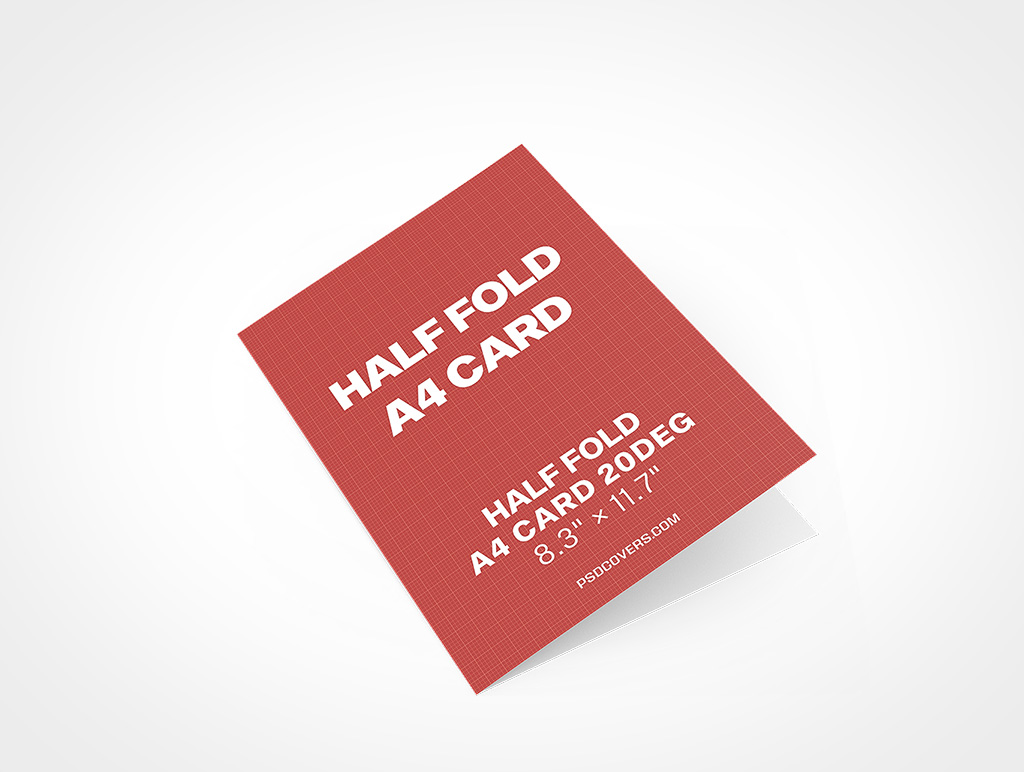HALF FOLD CARD A4 20DEG