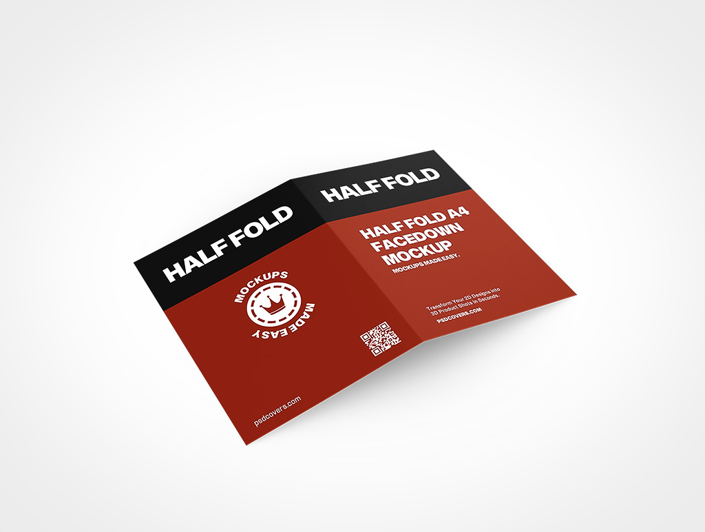 A4 Card Mockup 2r4