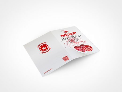 A4 Card Mockup 2r