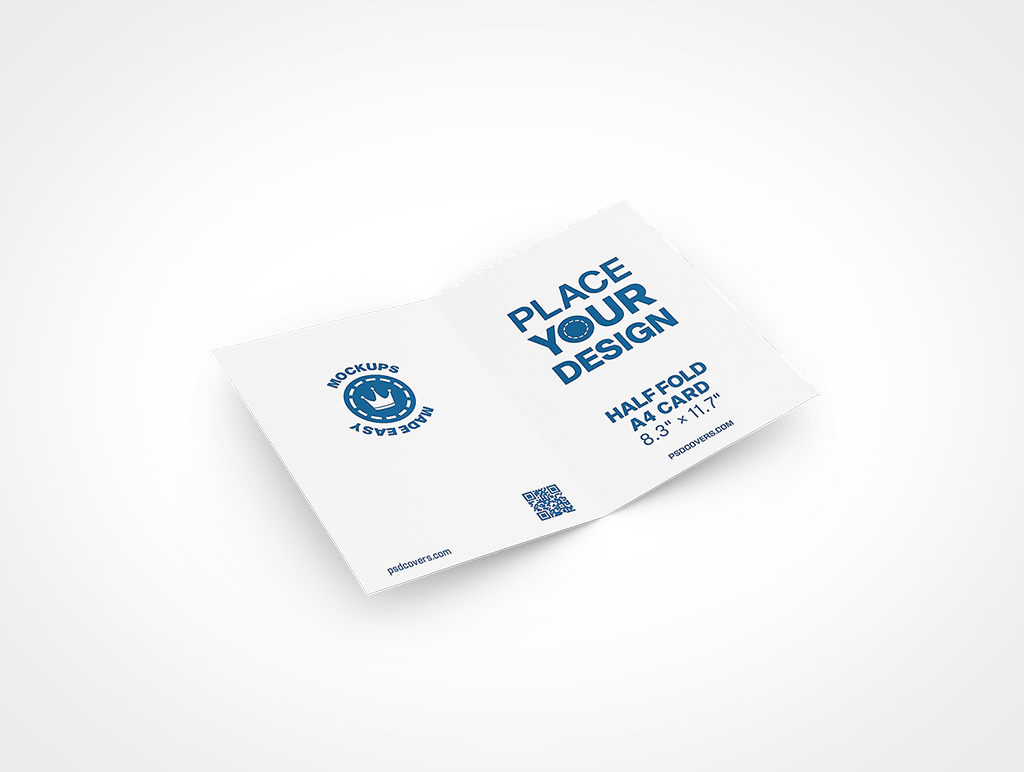 A4 Card Mockup r3