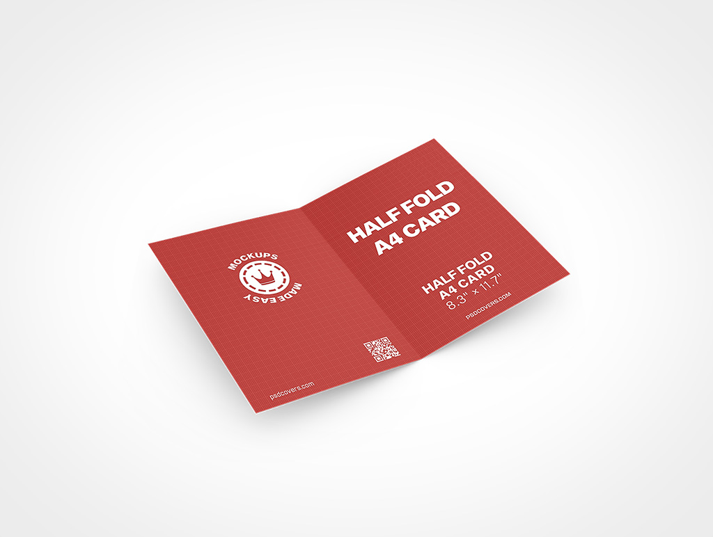 A4 Card Mockup r2