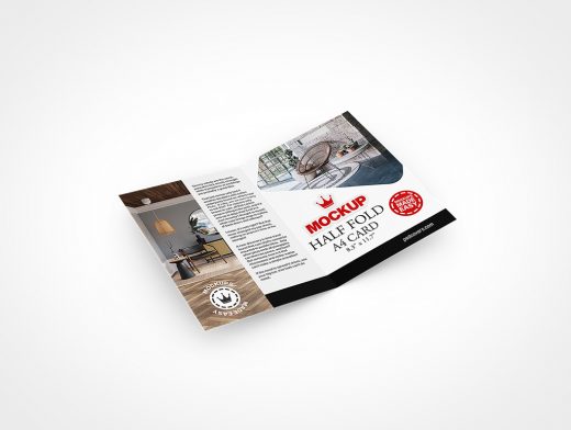 A4 Card Mockup r