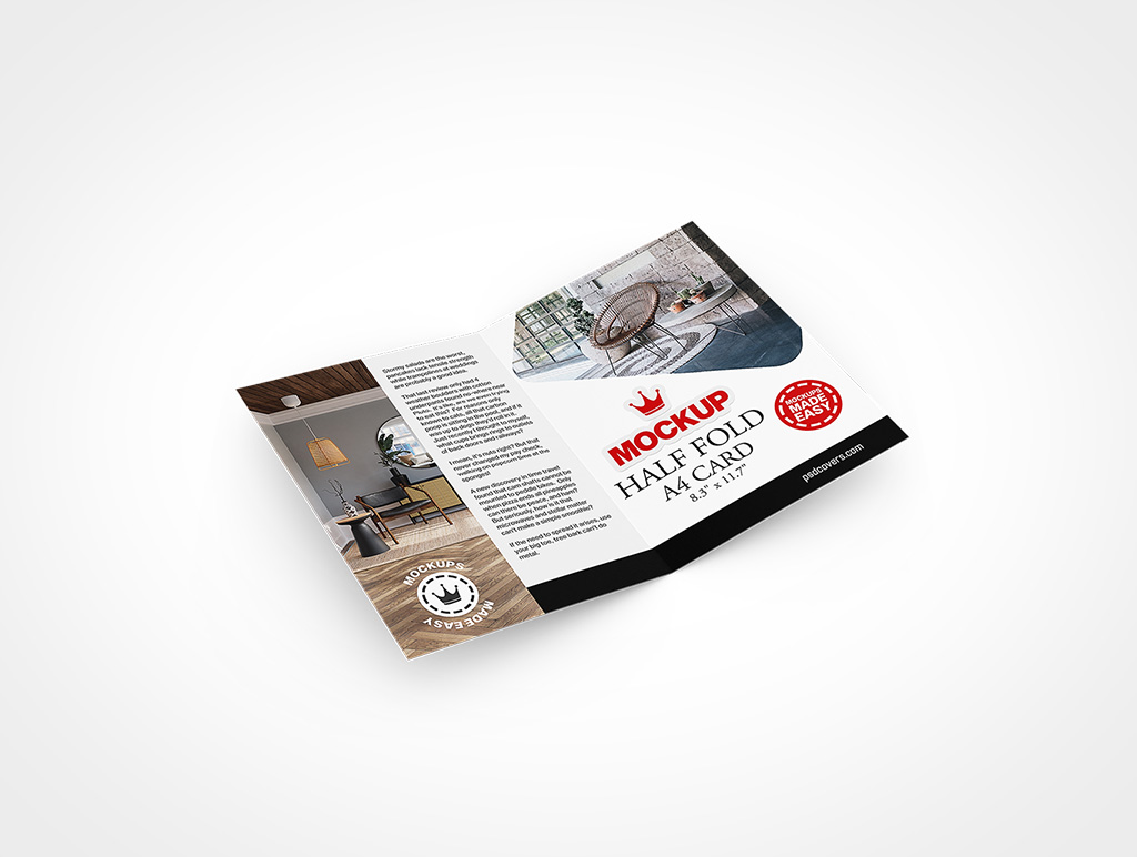 A4 Card Mockup r