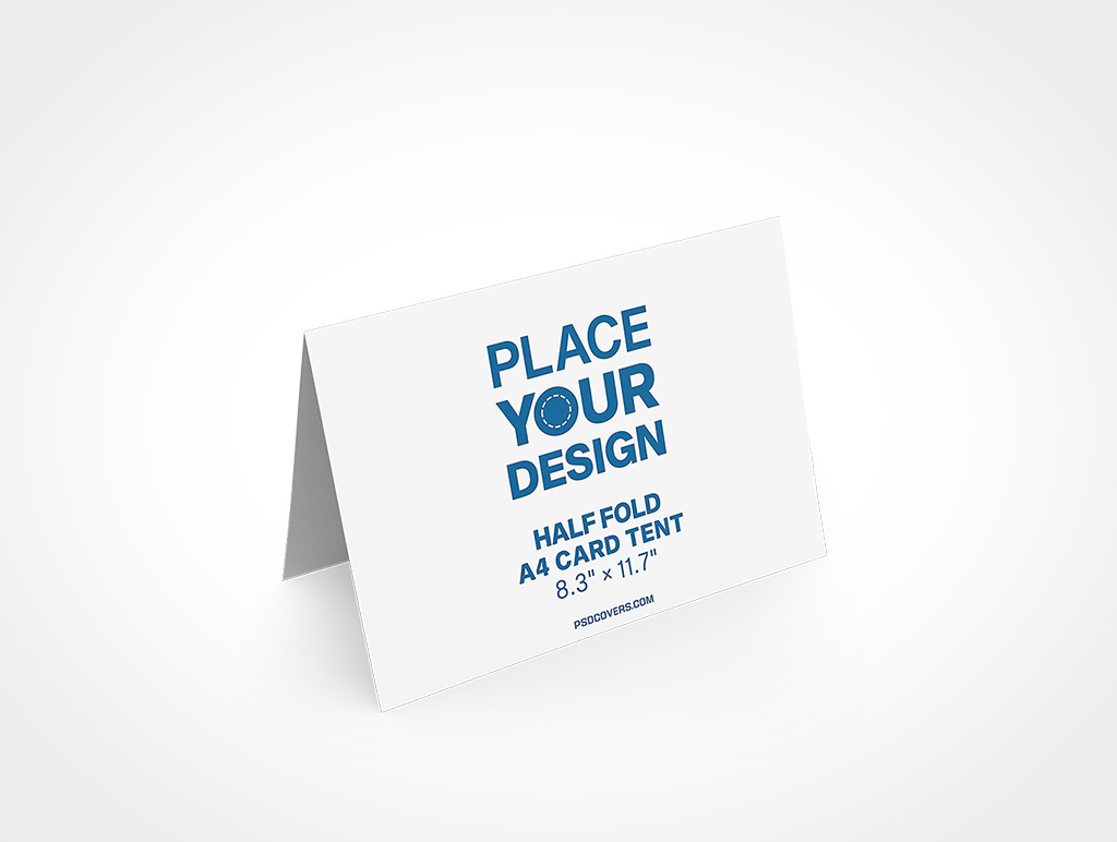 A4 Card Mockup 12r3