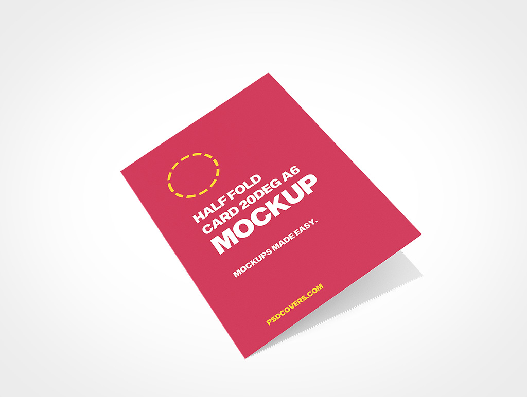 A6 Card Mockup 4r5