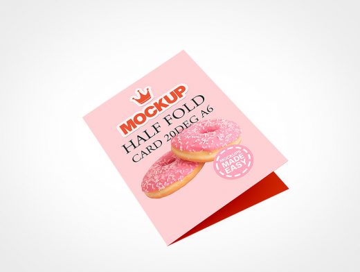 A6 Card Mockup 4r
