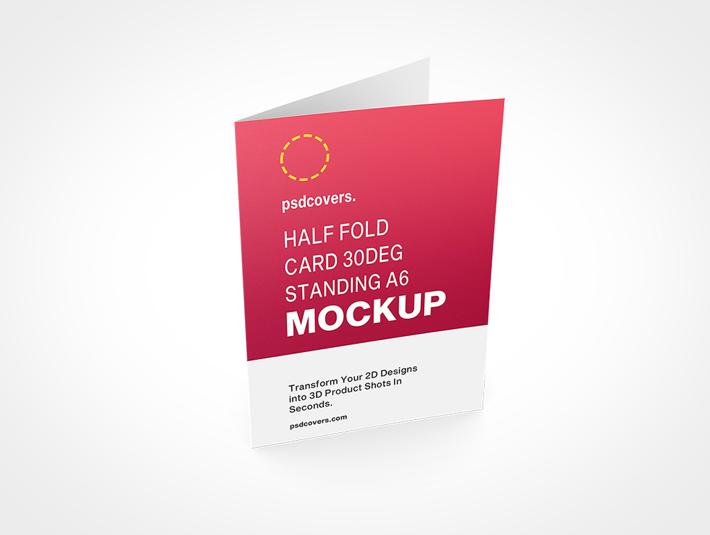 A6 Card Mockup 6r7