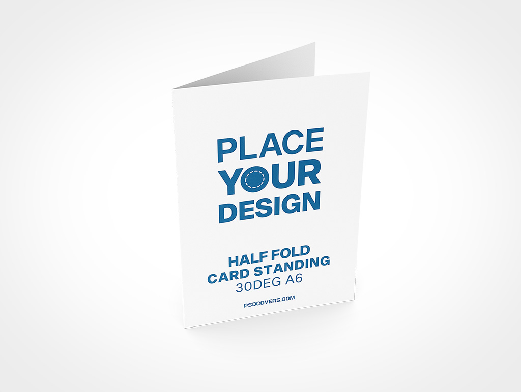 A6 Card Mockup 6r3