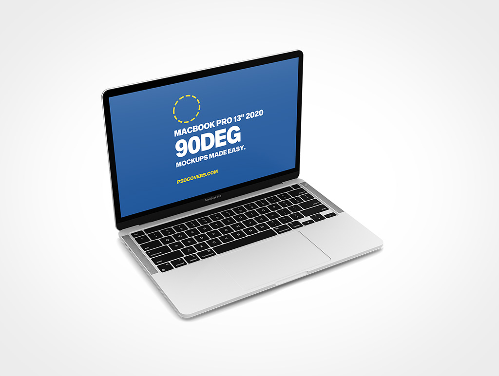 MACBOOK PRO 13 2020 MOCKUP 90DEG