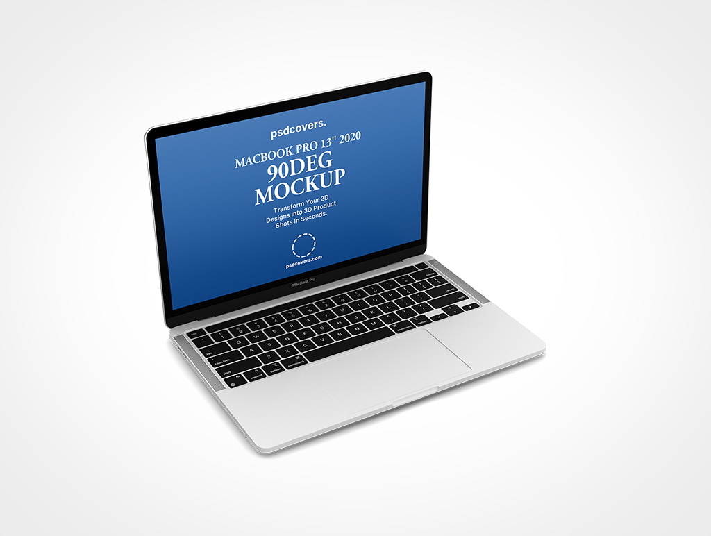 MACBOOK PRO 13 2020 MOCKUP 90DEG