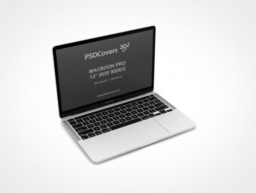 MACBOOK PRO 13 2020 MOCKUP 90DEG