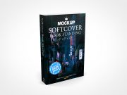SOFTCOVER BOOK 6X9X1 5 STANDING MOCKUP