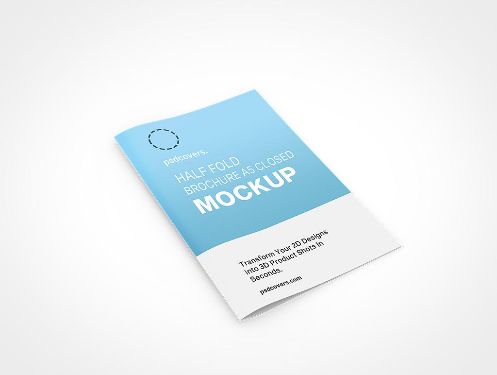 A5 Brochure Mockup 4r7