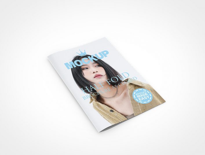Instantly render your artwork onto this Tri-Fold Brochure Mockup 2