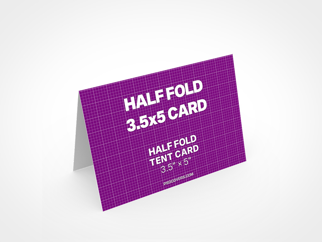 HALF FOLD CARD 3 5X5 TENT
