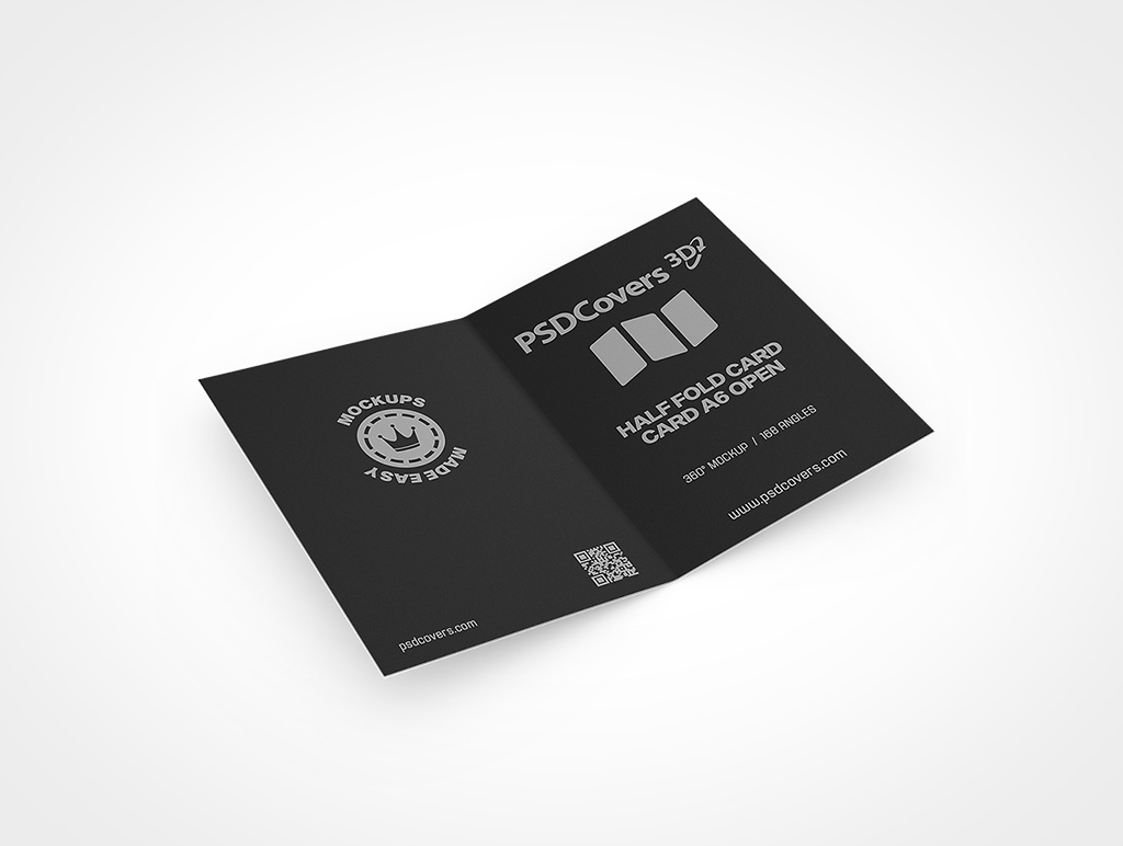 A6 Card Mockup