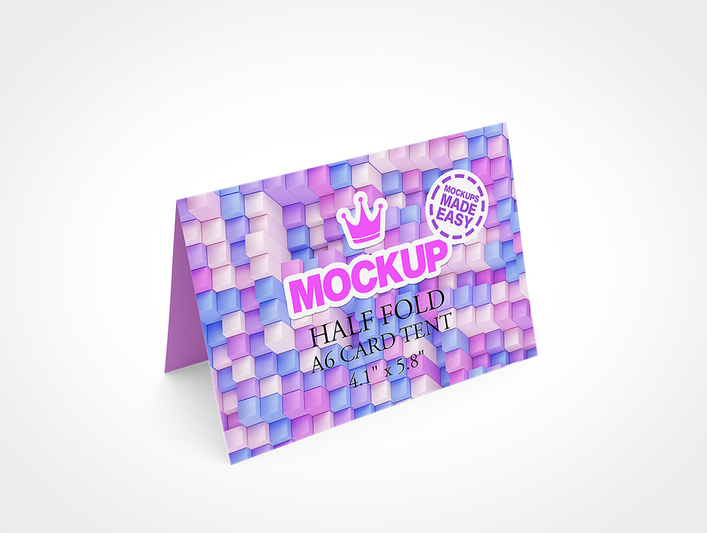 A6 Card Mockup 12r