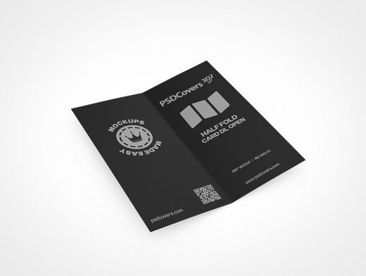 HALF FOLD CARD DL OPEN