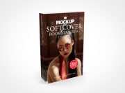 SOFTCOVER BOOK 5 5X8 5X1 25 STANDING MOCKUP