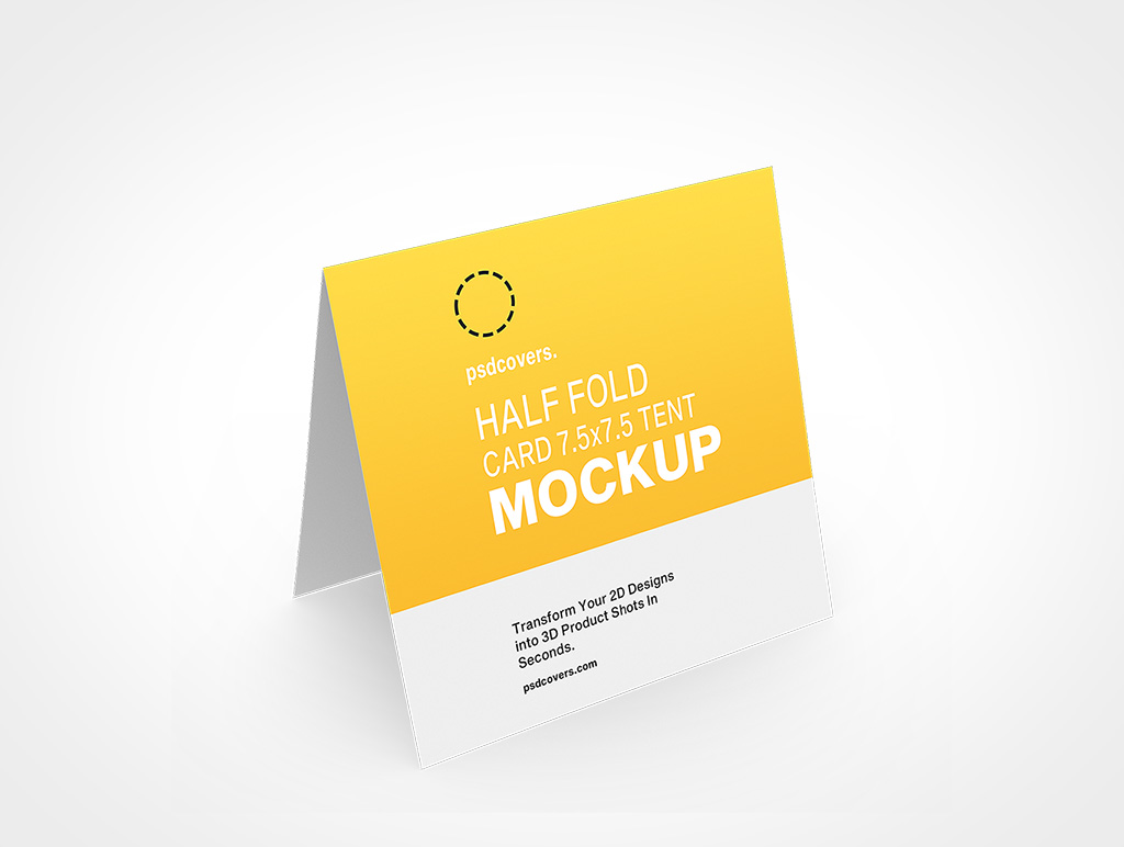 Tent Card Mockup 18r7