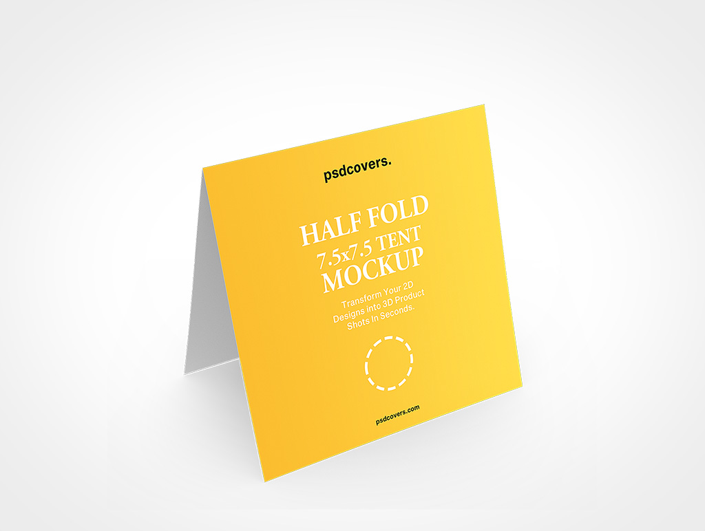 Tent Card Mockup 18r5