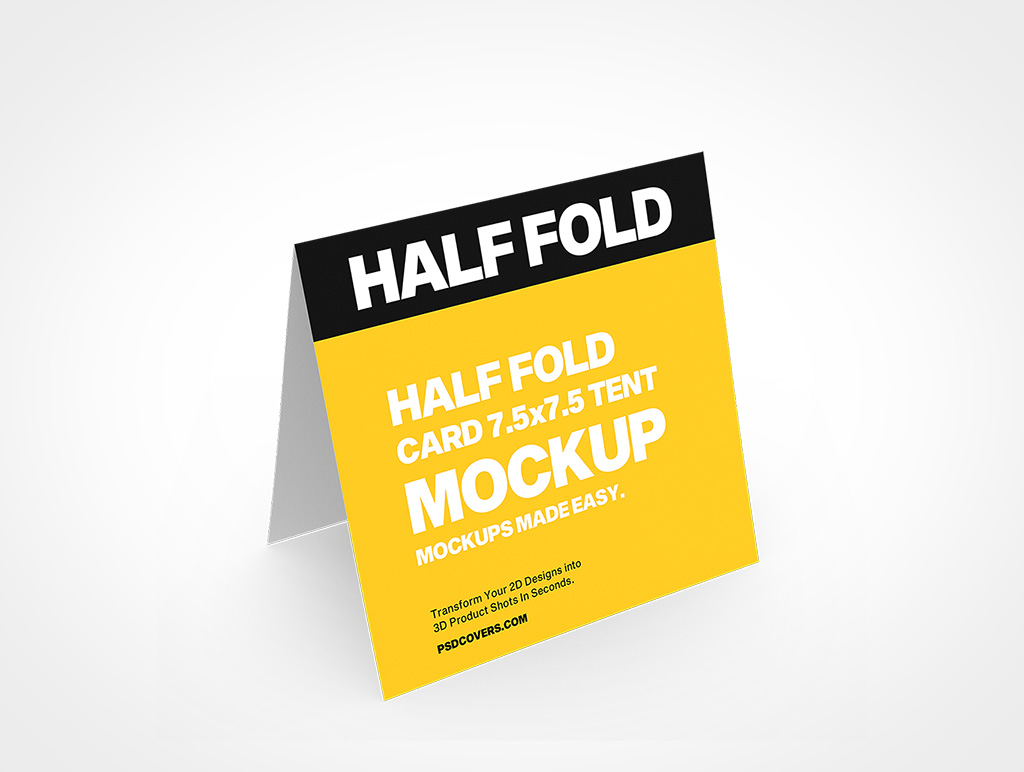 Tent Card Mockup 18r4