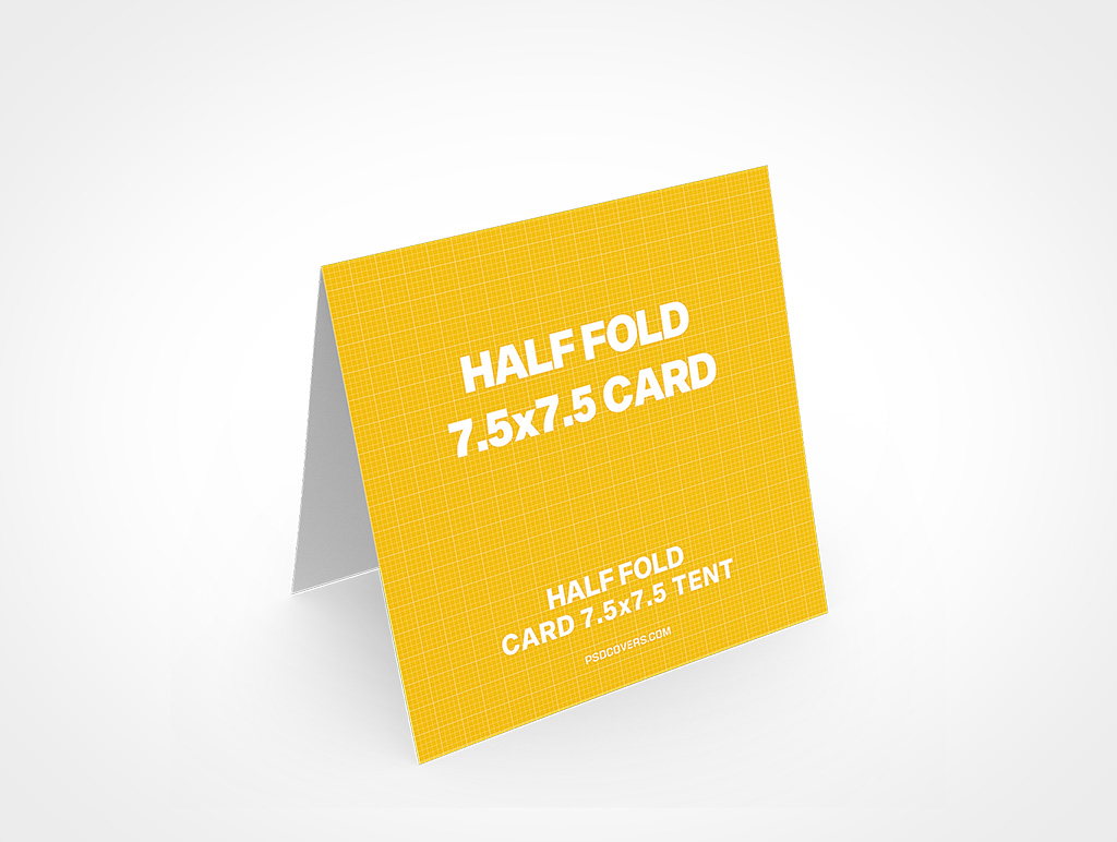 HALF FOLD CARD 7 5X7 5 TENT