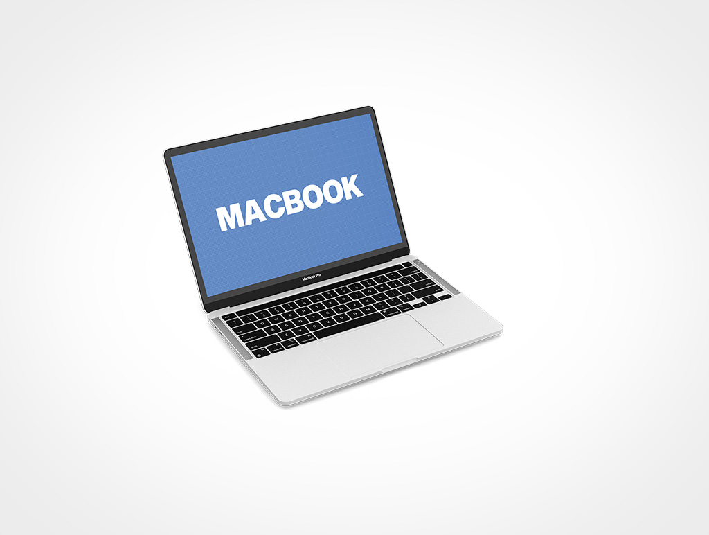 MACBOOK PRO 13 2020 MOCKUP 120DEG