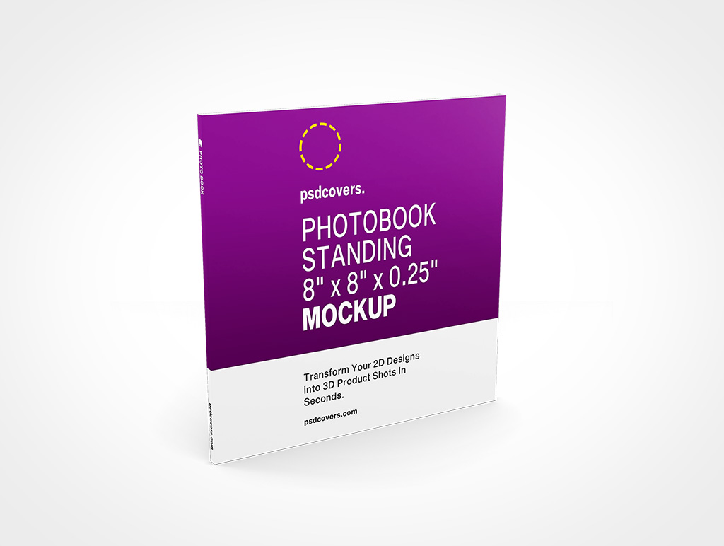 Square Book Mockup 286r7