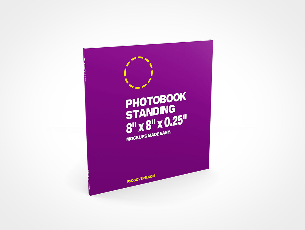 Square Book Mockup 286r6