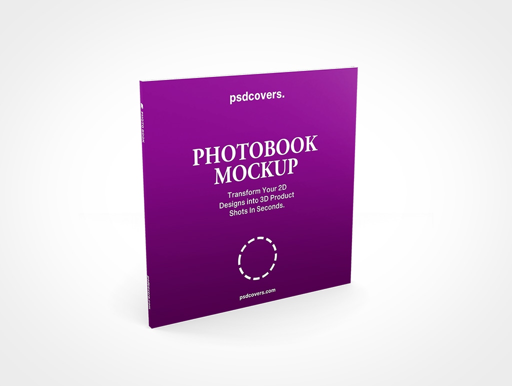 Square Book Mockup 286r5