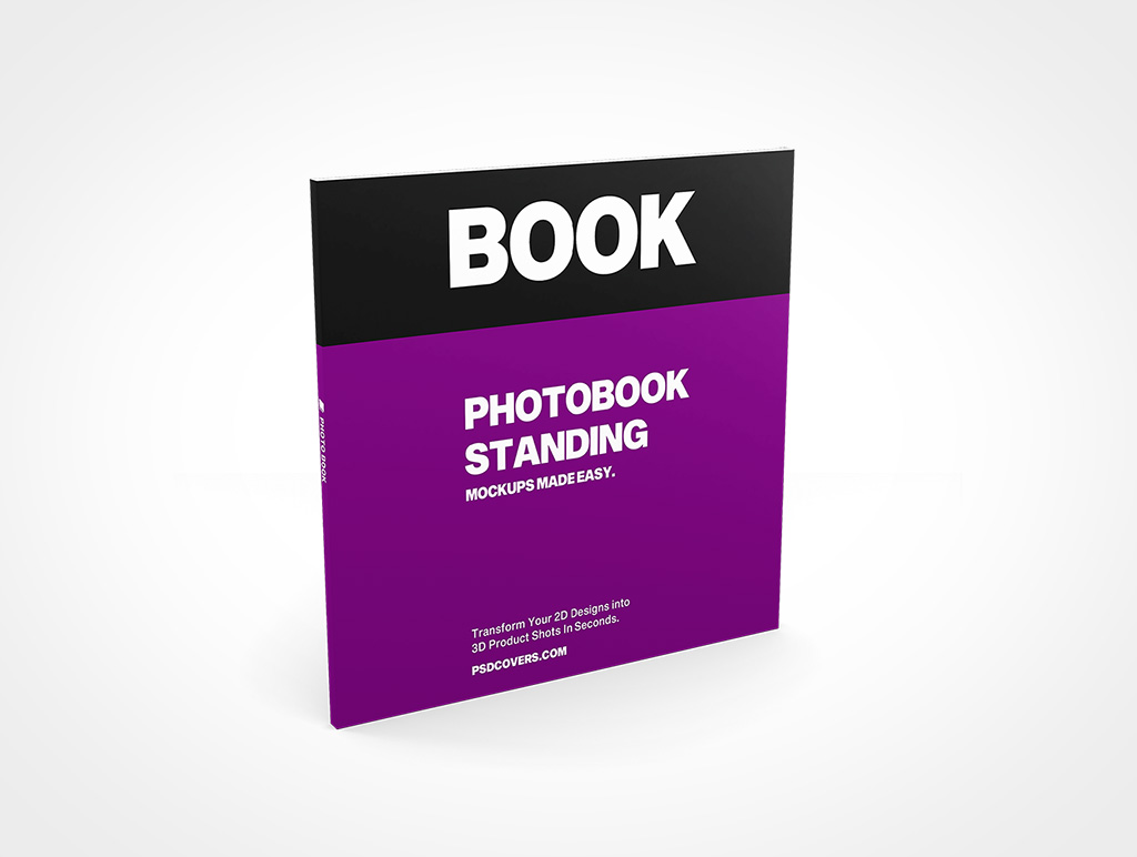 Square Book Mockup 286r4