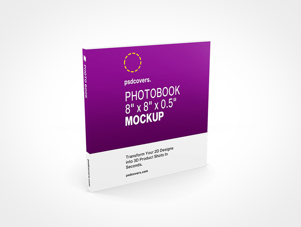 Square Book Mockup 2813r6