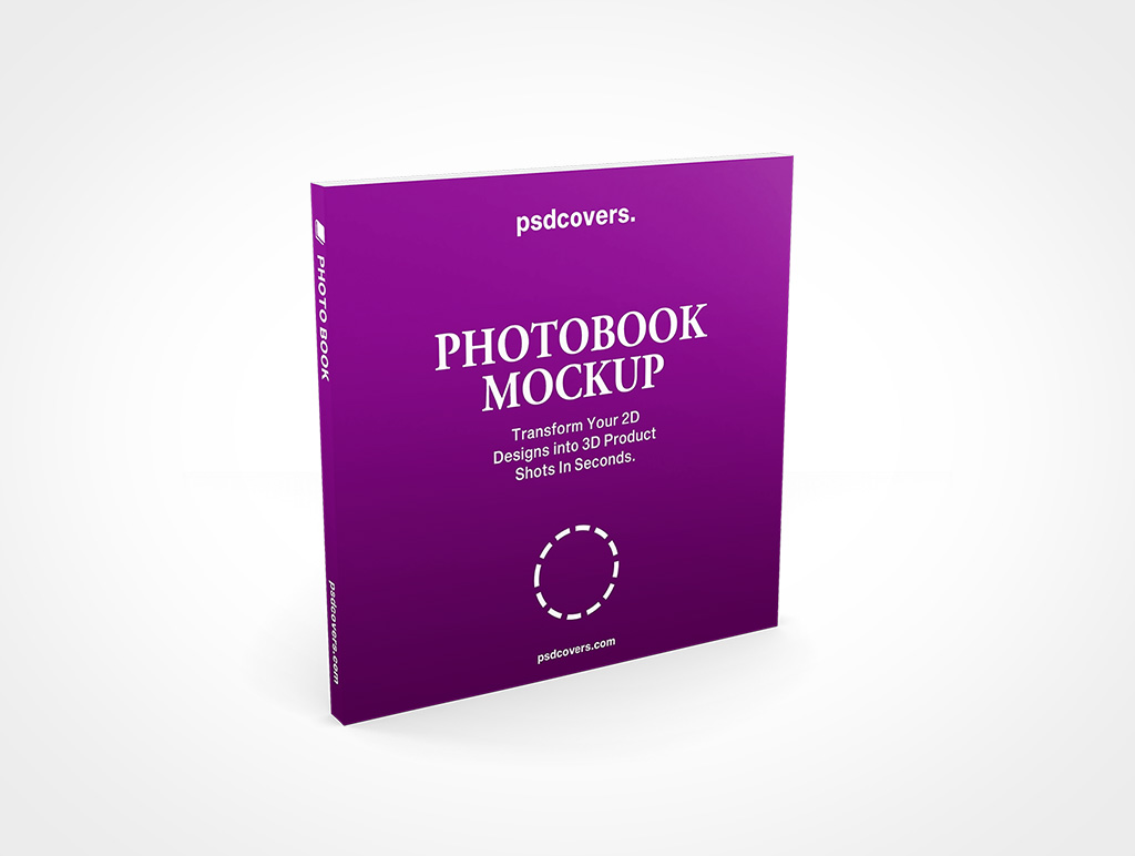 Square Book Mockup 2813r4