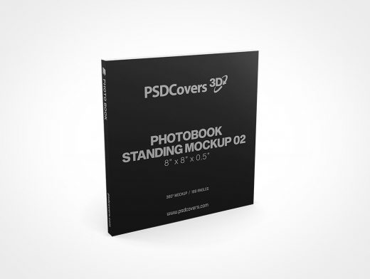 Square Book Mockup 2813