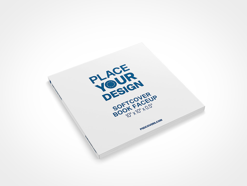 SOFTCOVER BOOK 10X10X0 5 FACEUP MOCKUP