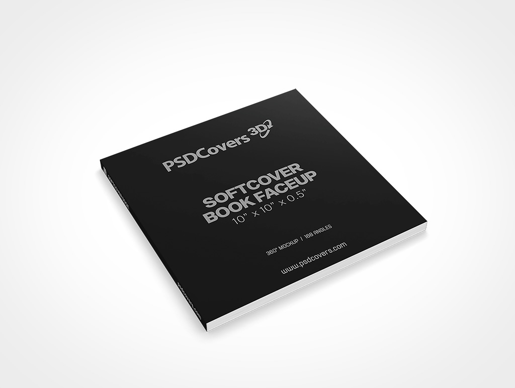 SOFTCOVER BOOK 10X10X0 5 FACEUP MOCKUP