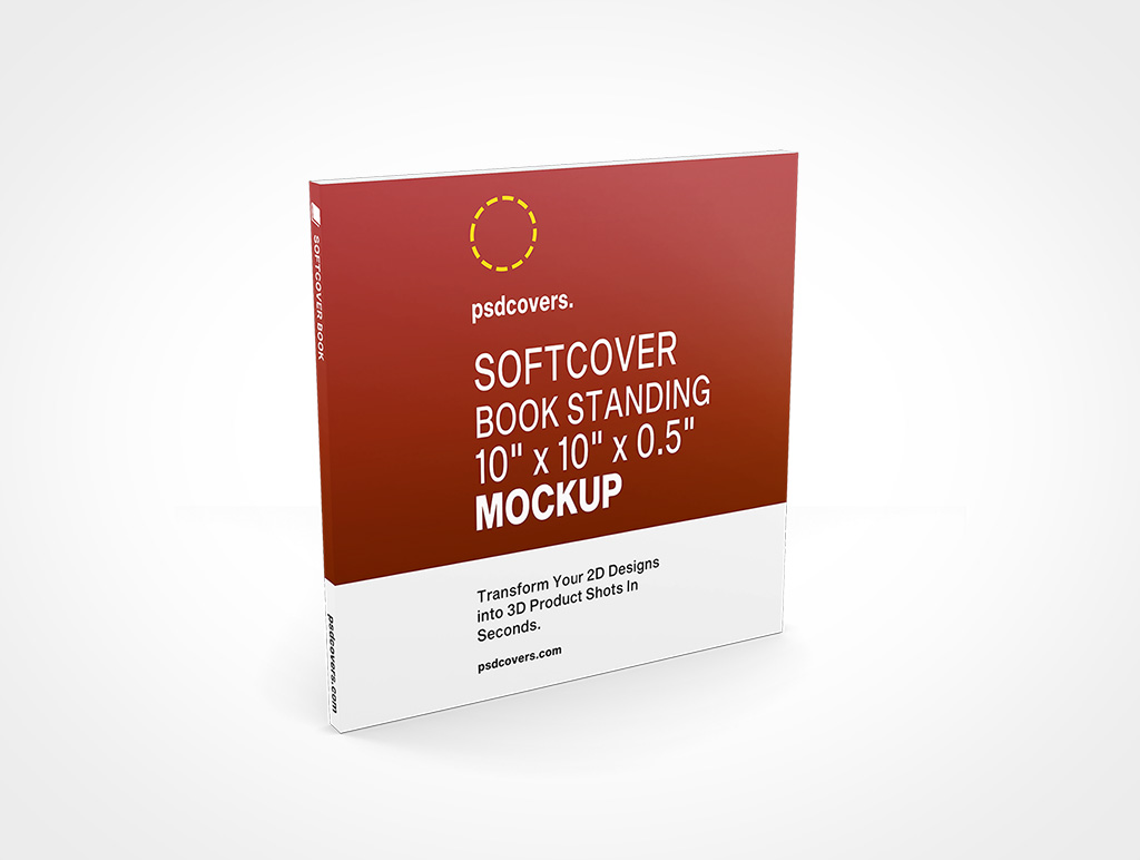 Square Book Mockup 4213r7