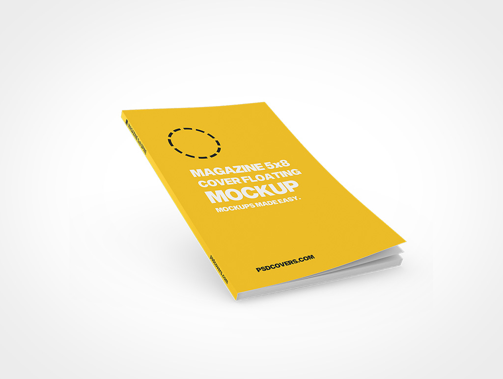 Floating Magazine Mockup 6r6