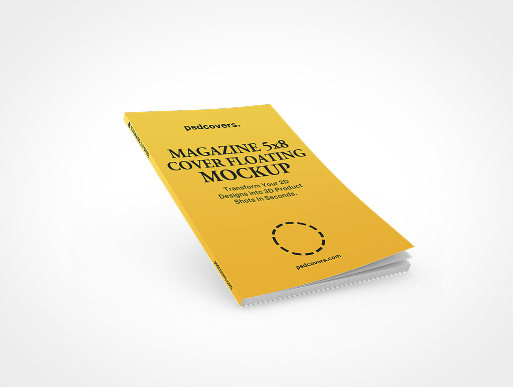 Floating Magazine Mockup 6r5