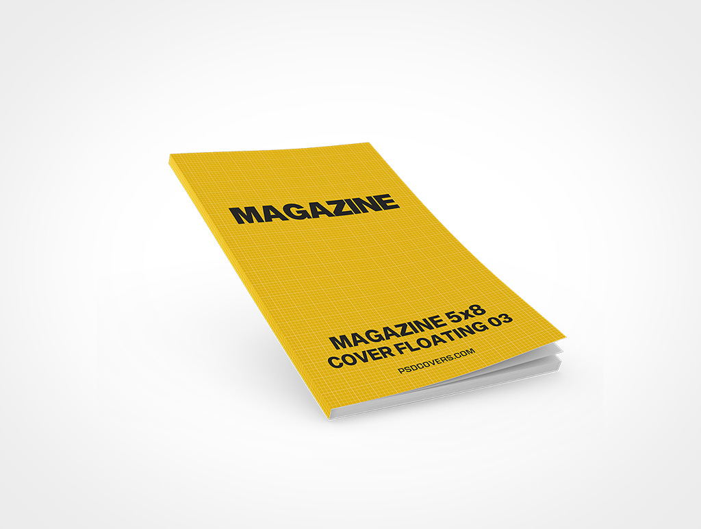 Floating Magazine Mockup 6r2
