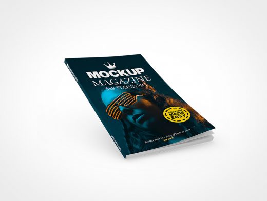 Floating Magazine Mockup 6r