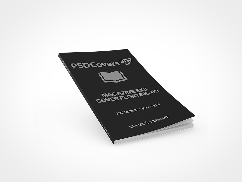 Floating Magazine Mockup 6