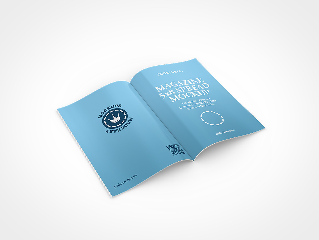 Magazine Spread Mockup 2r6